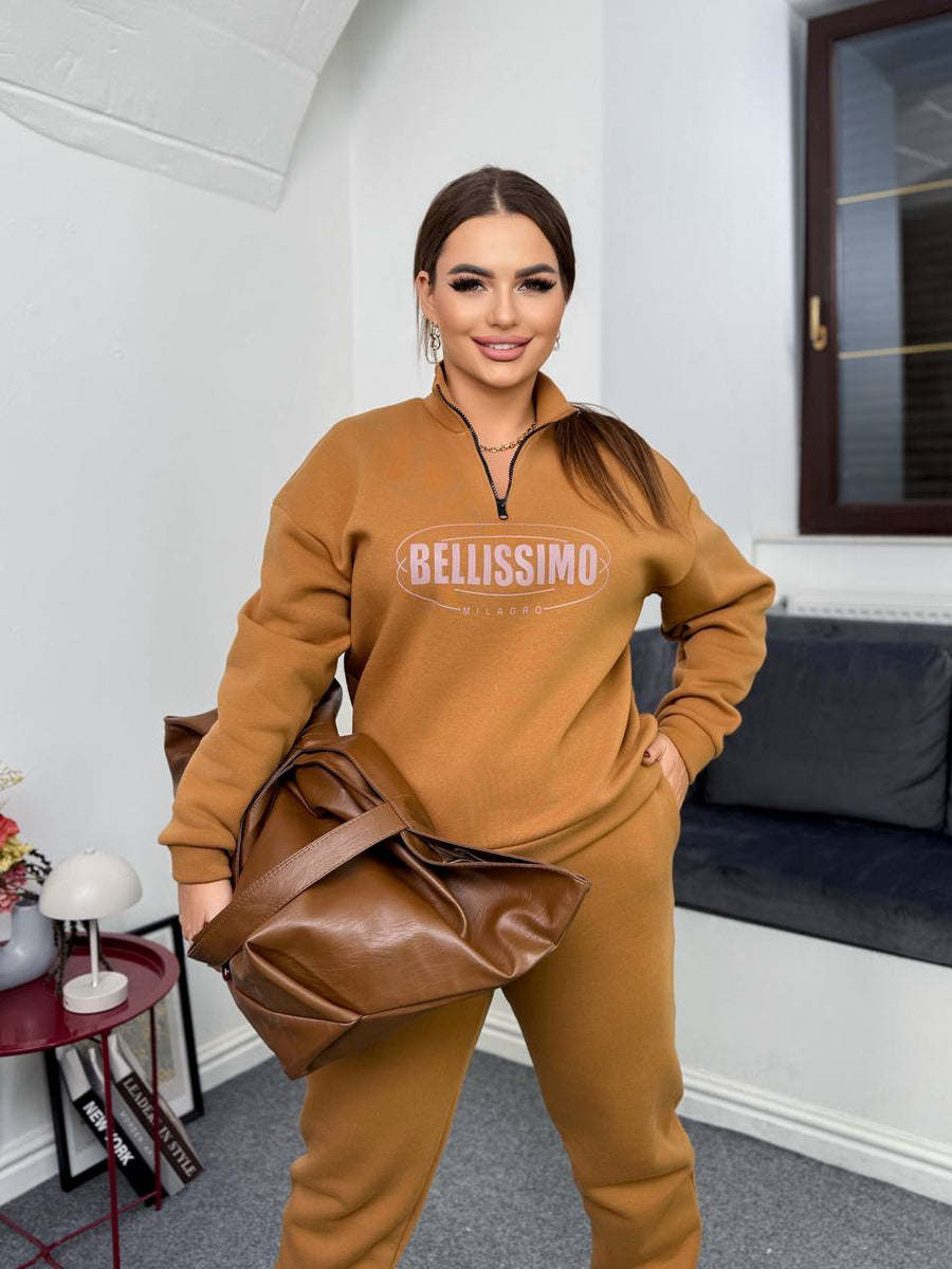 Prešívaná súprava s nápisom