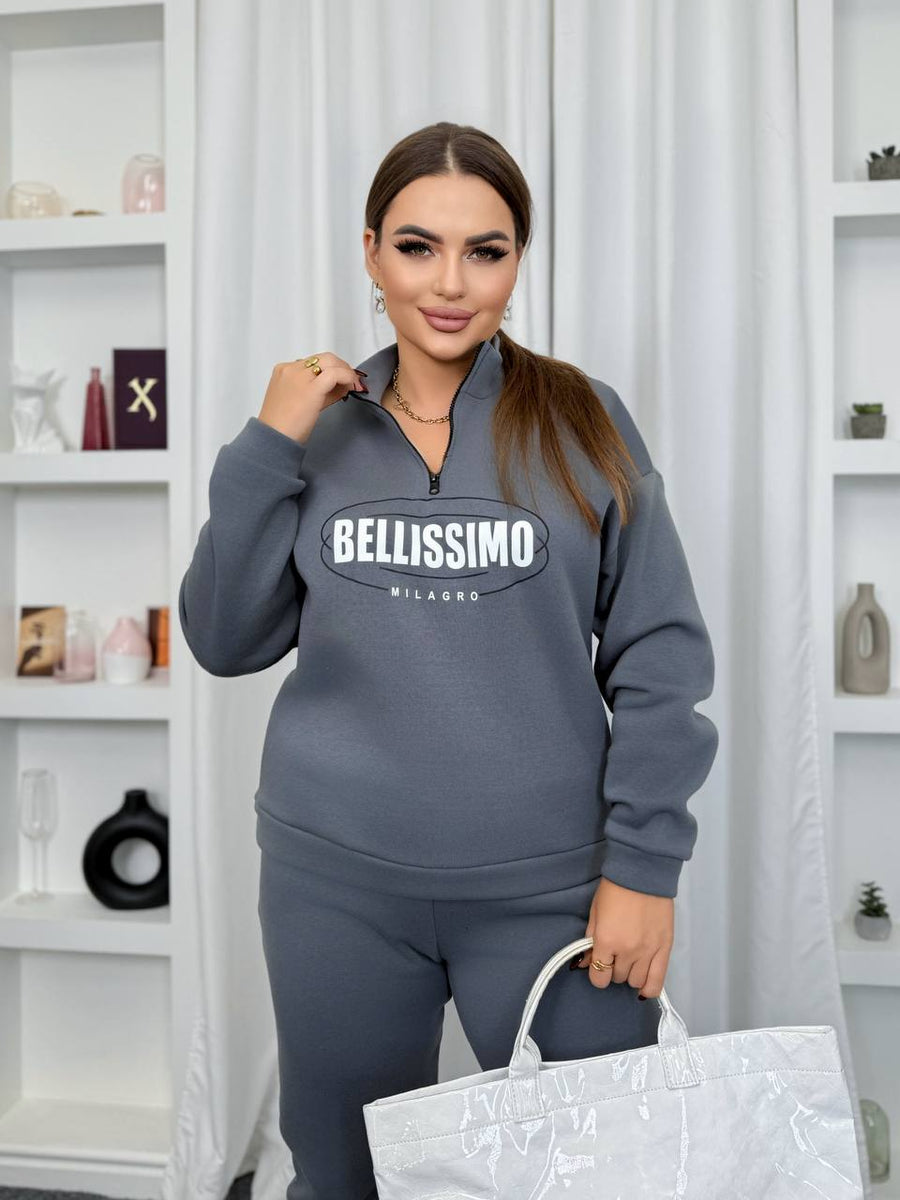 Prešívaná súprava s nápisom