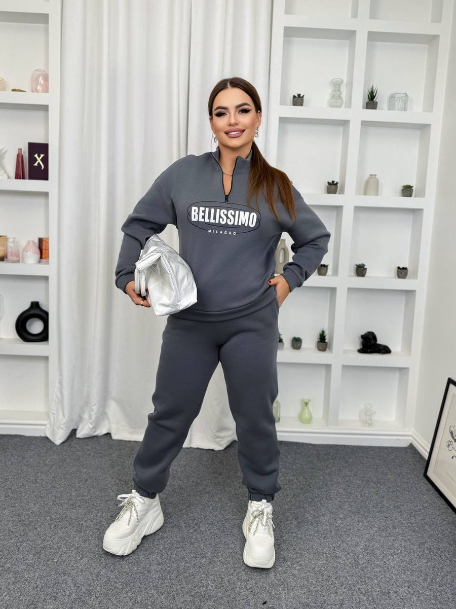 Prešívaná súprava s nápisom