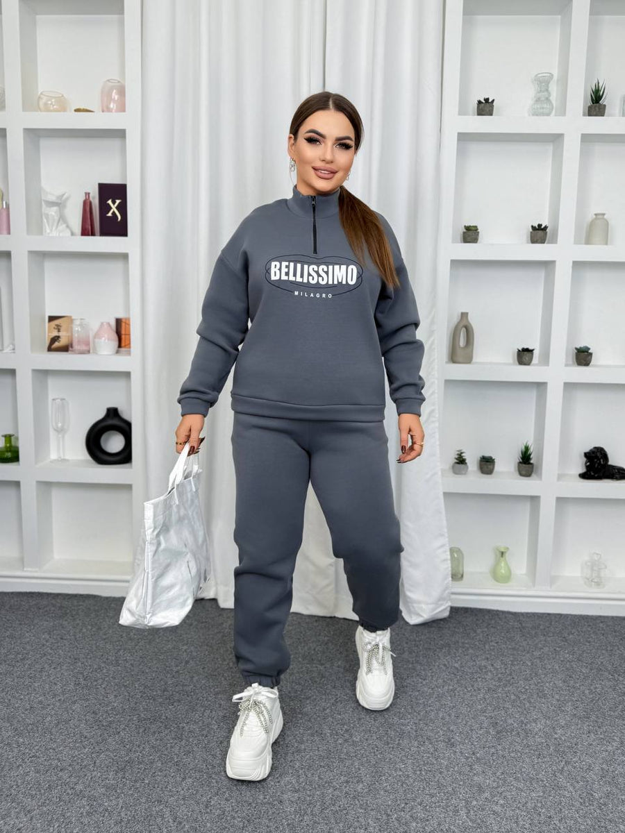 Prešívaná súprava s nápisom