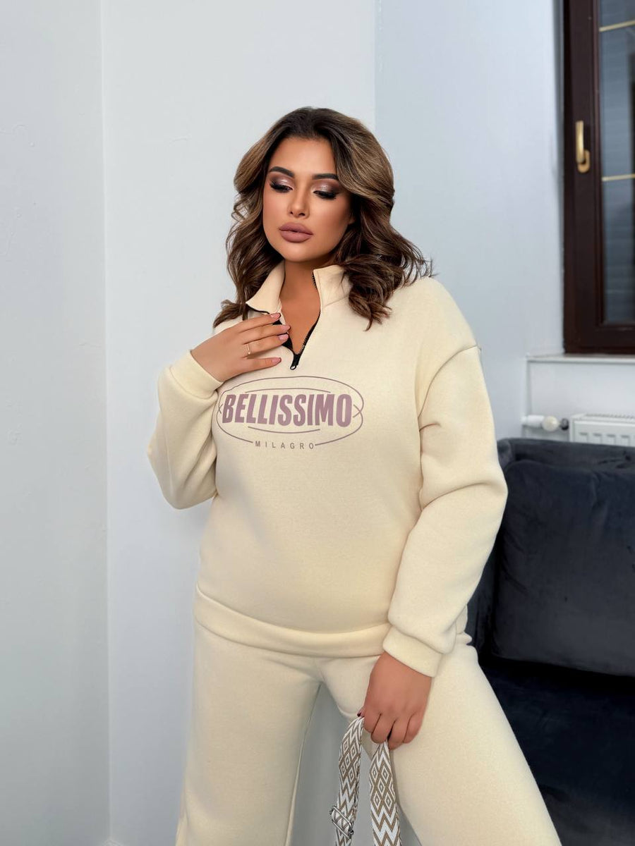 Prešívaná súprava s nápisom