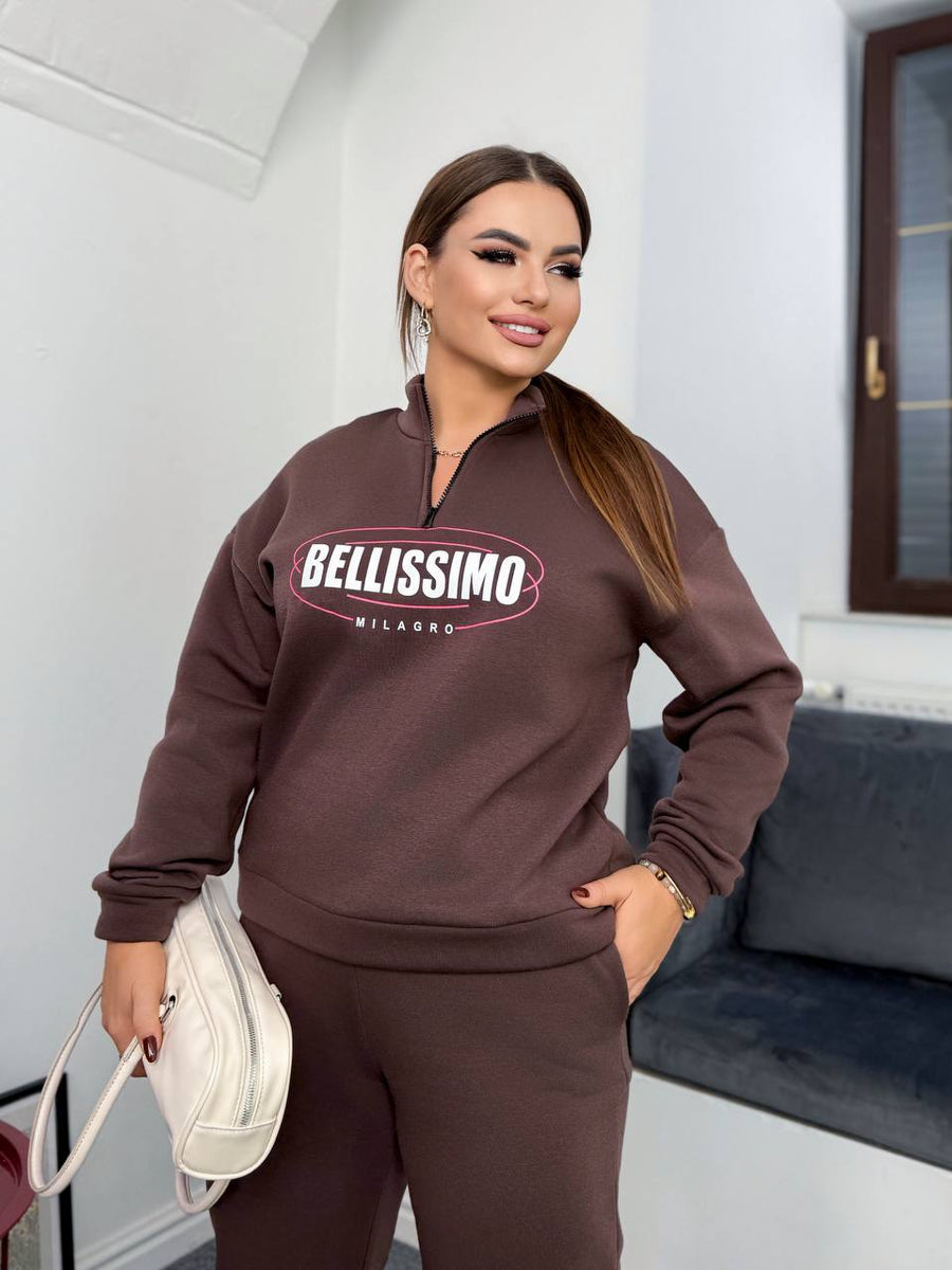 Prešívaná súprava s nápisom