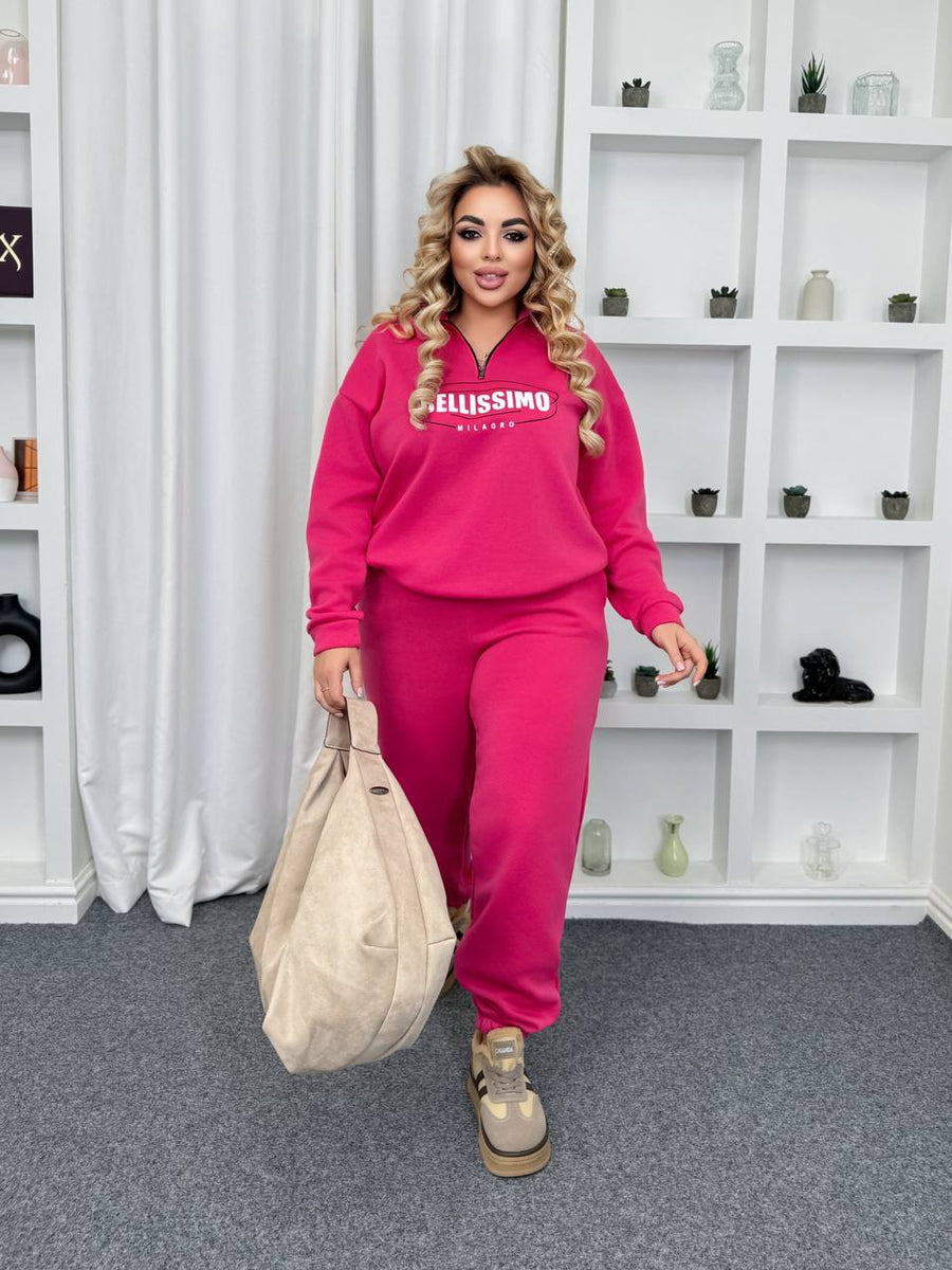 Prešívaná súprava s nápisom