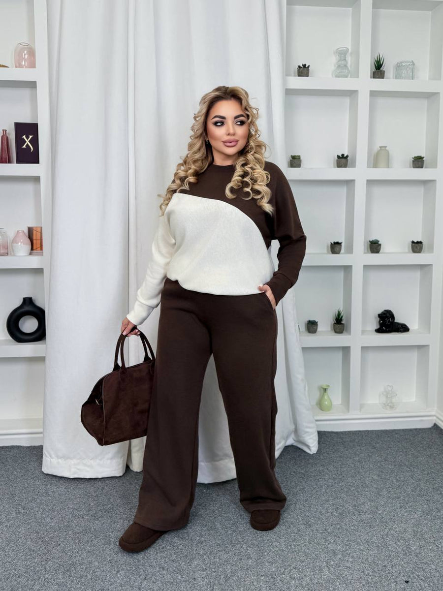 Warm sweater and pants set