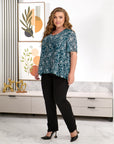 Set with Printed Blouse