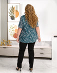 Set with Printed Blouse