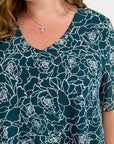 Set with Printed Blouse