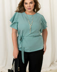 Blouse with ruffles  - Twiggy Shop