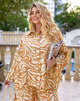 Loose-fit linen set