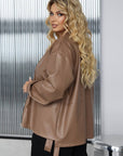 Stylish faux-leather jacket for IT professionals, with 100% polyamide, image IMG_1442.jpg.