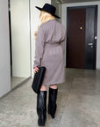 Belted cashmere coat  - Twiggy Shop