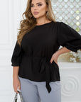 Blouse with puff sleeves  - Twiggy Shop