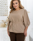 Blouse with puff sleeves  - Twiggy Shop