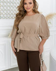 Blouse with puff sleeves  - Twiggy Shop