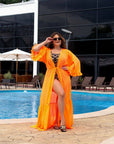 One-piece swimsuit от polyester със стиlinen дизайн, подходящ за плаж и плуване, произведен от марката Composition.