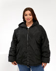 Lightweight hooded jacket made from polyester, suitable for everyday use, in compact and modern look.