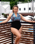 One-piece swimsuit костюм от polyester, модел на марка Composition, с ярък дизайн и кройка за плаж или плуване.