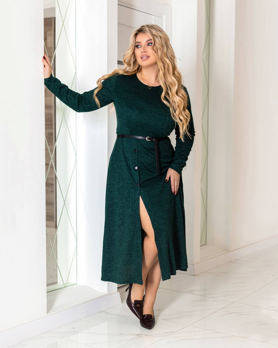 Платье миди из мягкого трикотажа