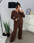 Soft button-up pyjamas made from viscose and polyester, comfortable for bedtime, in gentle colours.