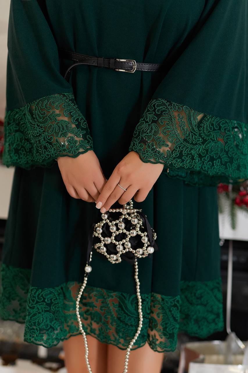 Široka haljina s remenom