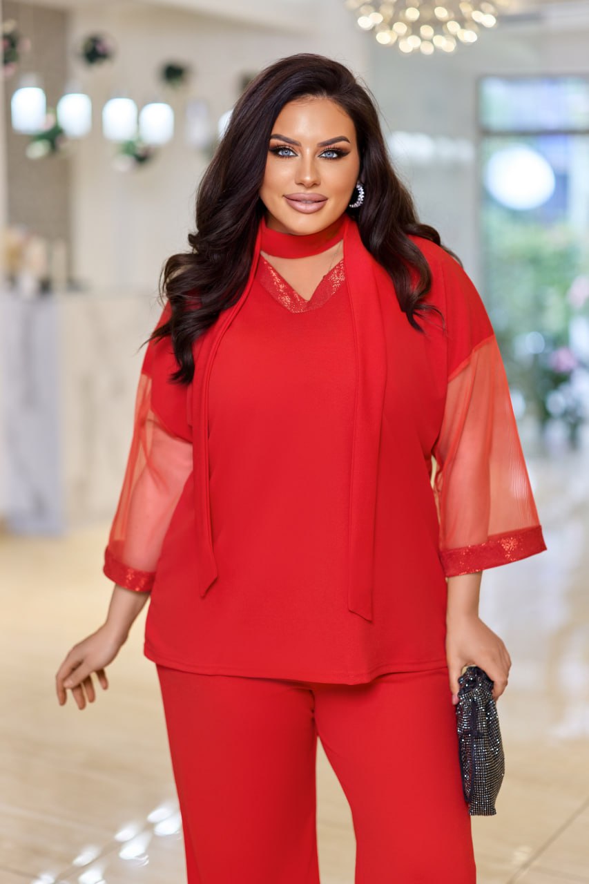 Ensemble deux pièces avec maille