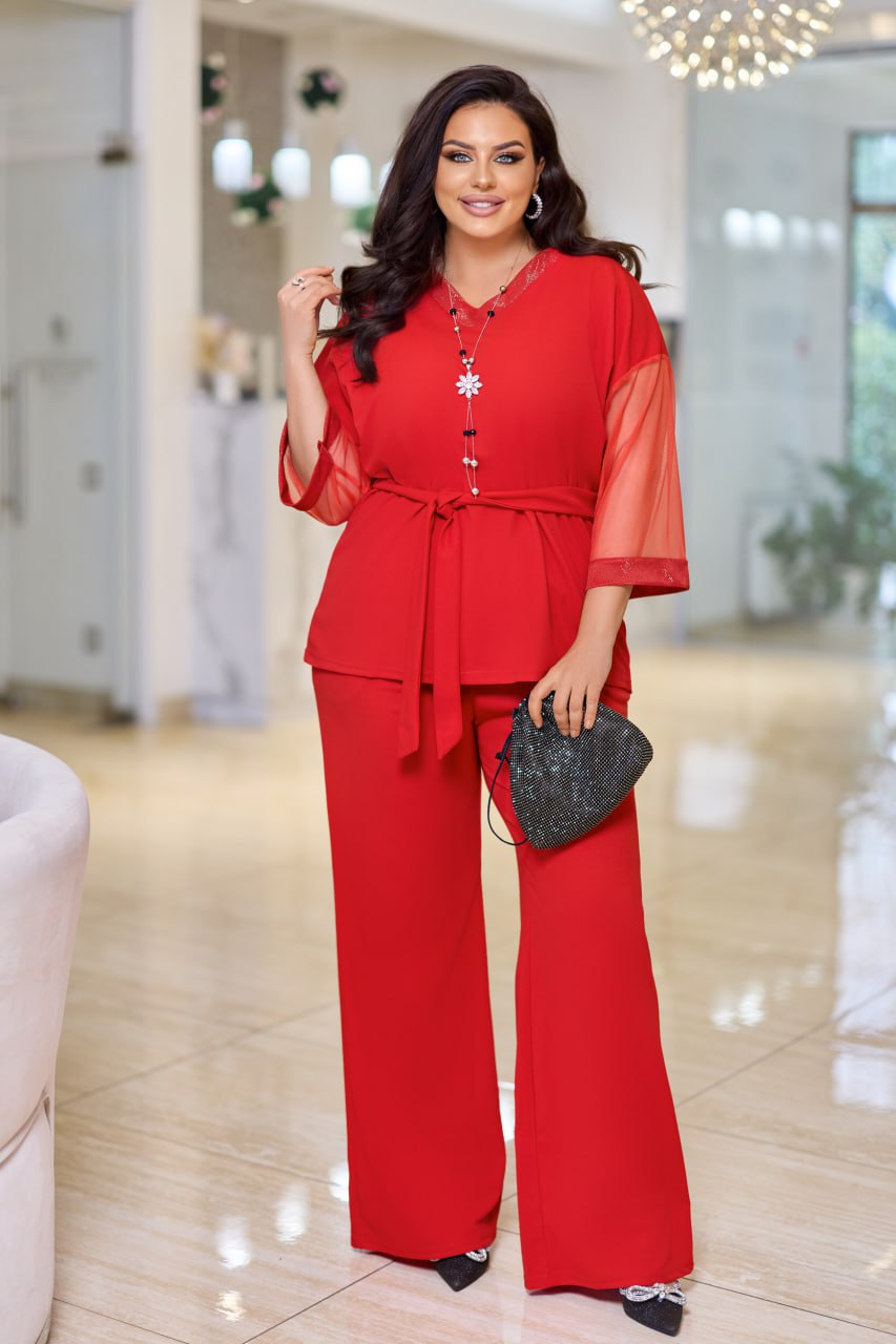 Ensemble deux pièces avec maille