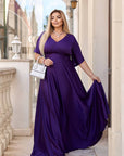 Long silk dress