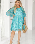 Short embroidered dress от марка NewYear25, с nylon, polyamide и лика, показана на изображението.