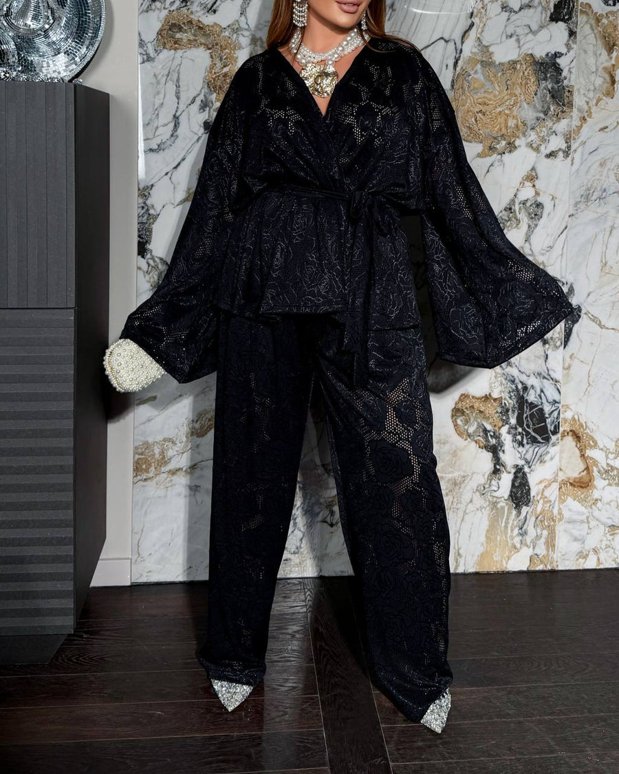 Βραδινό σετ δαντέλας