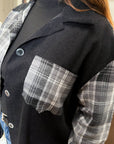 Combined shirt with pocket  - Twiggy Shop