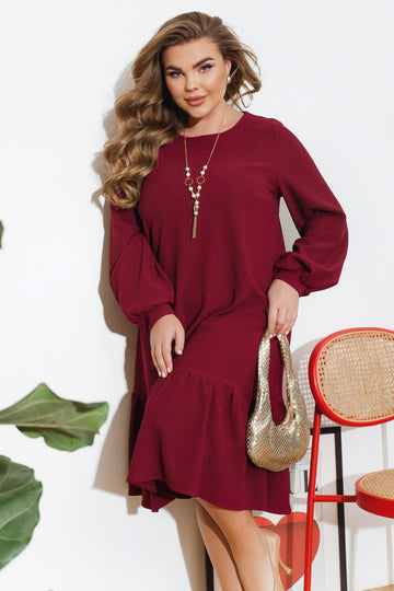 Lurex jurkje met ruches