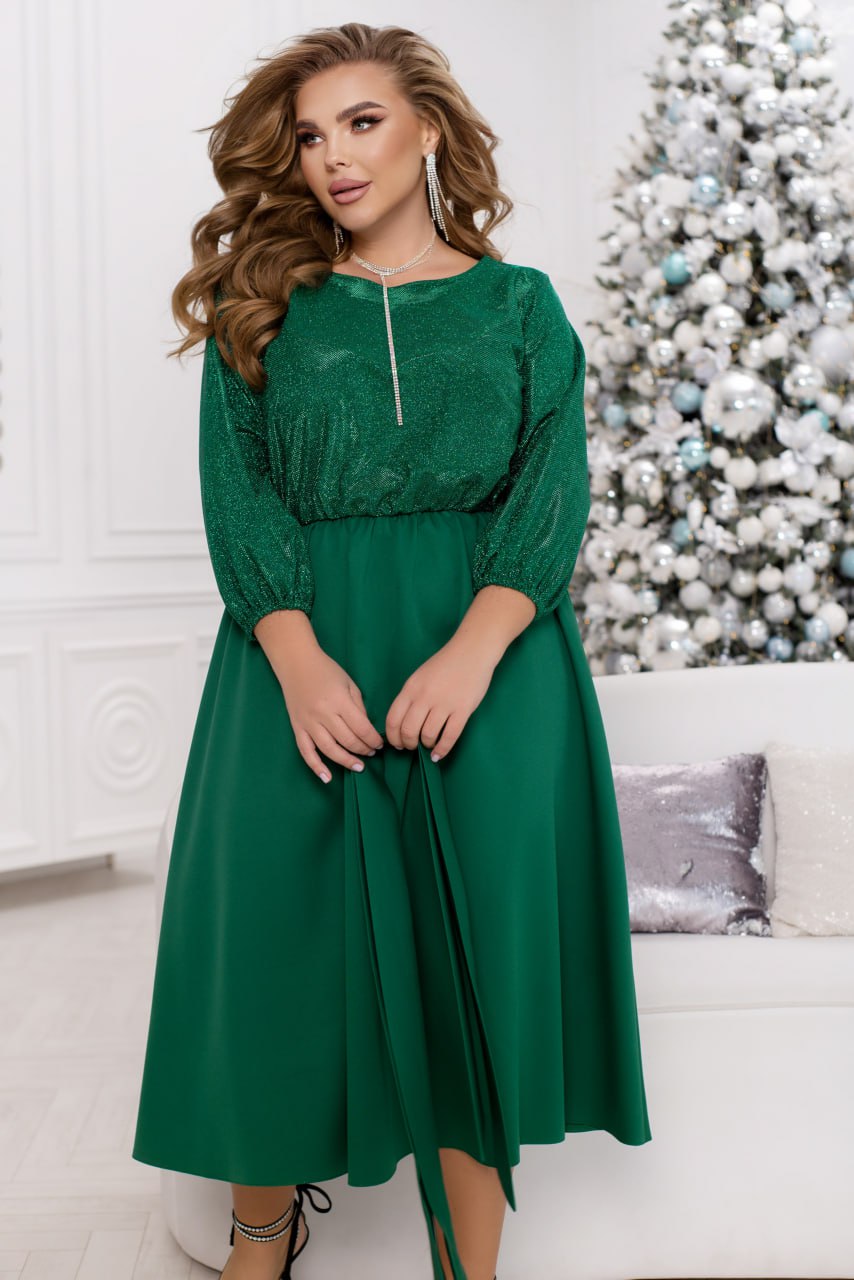 Gecombineerd jurkje met lurex