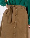 Flared corduroy skirt  - Twiggy Shop