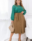 Flared corduroy skirt  - Twiggy Shop