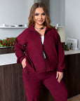 Velour set with zipper  - Twiggy Shop