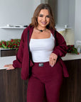 Velour set with zipper  - Twiggy Shop