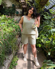 Cotton set  със 80% cotton и 20% viscose, естествен и уup toбен за носене.