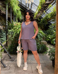Cotton set  с 80% cotton и 20% viscose, изображение на мек и комфортен комплект.