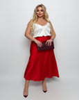 Falda midi