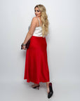 Falda midi