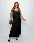 Falda midi