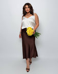 Falda midi