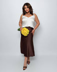Falda midi