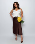 Falda midi