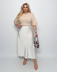 Falda midi