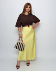 Falda midi