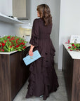 Long dress with ruffles  - Twiggy Shop