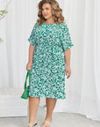 Sukienka w kwiatowy print