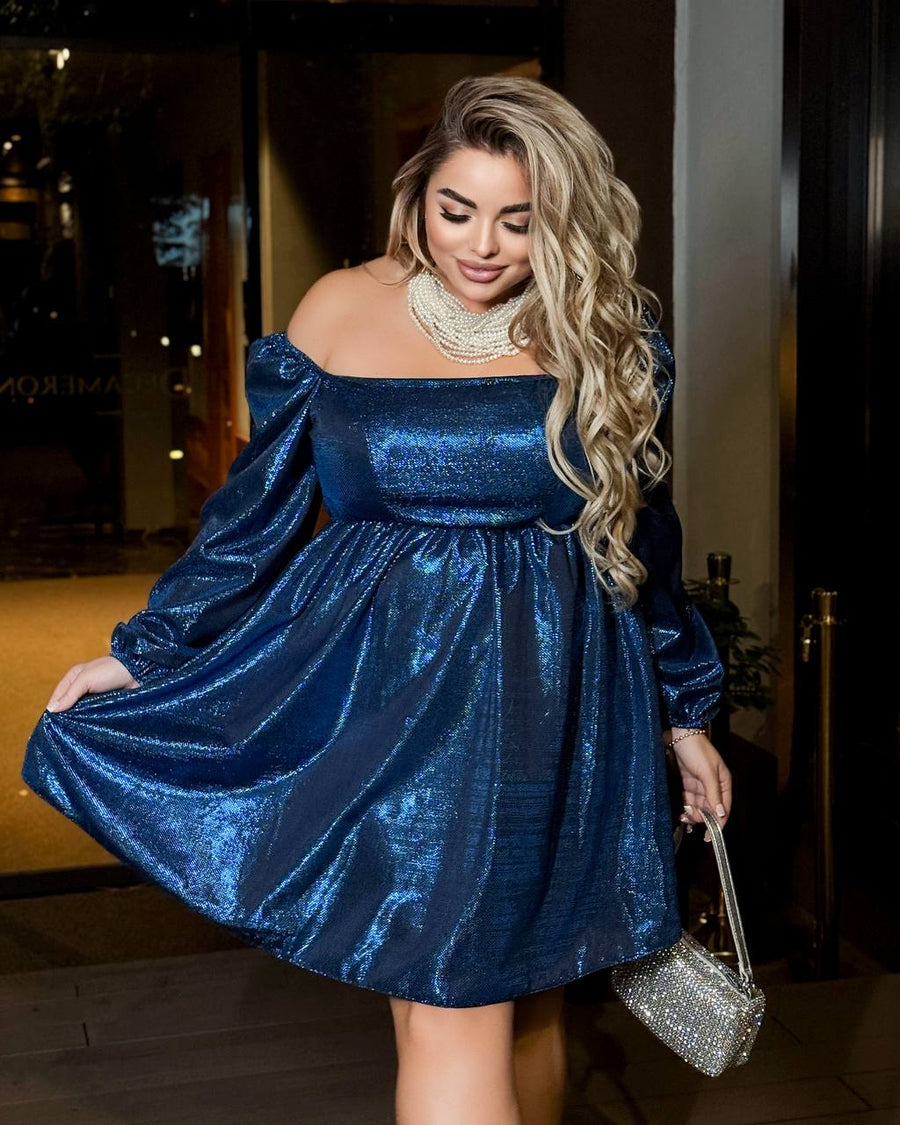 Krátké třpytivé šaty