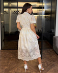 Vestido de noche bordado